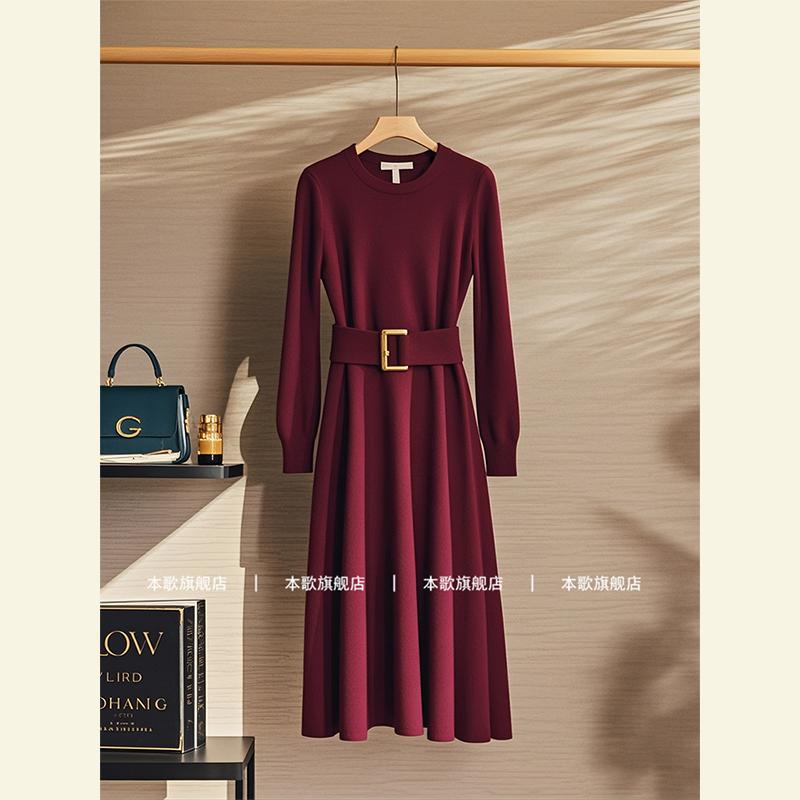 秋服 レディース 流行り物 オシャレ カワイイ  分かりやすい 成年者カワイイ 気が大きい大きさ   秋 雅びやか 女 ハイエンド 大広間 ぶどう酒 赤いこと 酉の方角 お召しもの