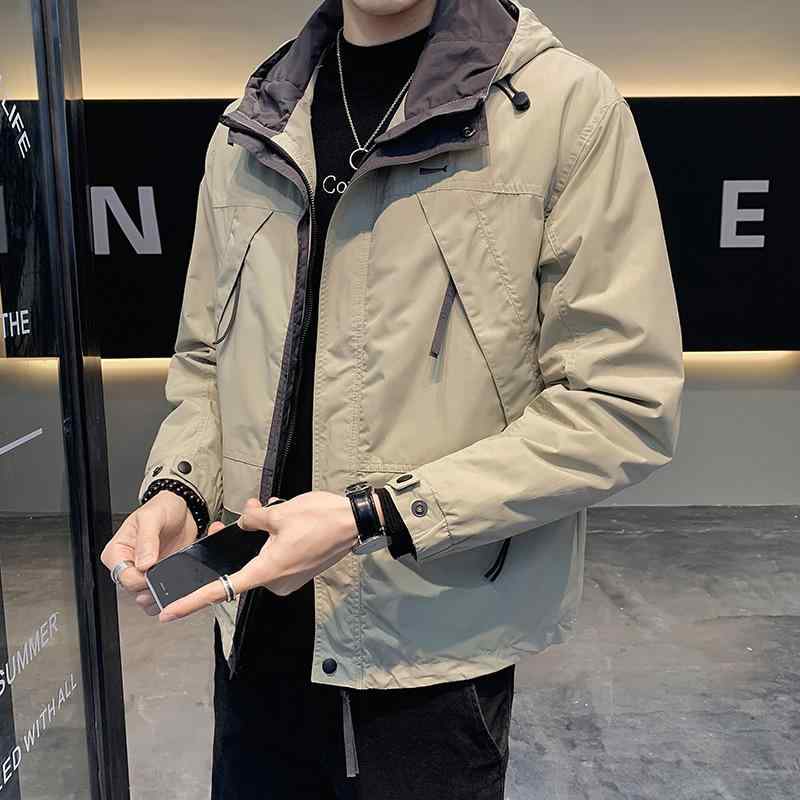 春 コーデ メンズ 用 服 シンプル ファッション オシャレ 大人 かっこいい 紳士服 アウトドア フード付き ジャケット カジュアル 通勤スタイル 重コーデ ゆったりシルエット 軽アウター|リコット