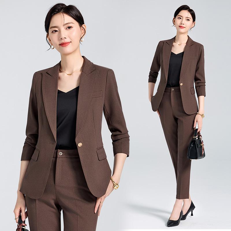 秋服 レディース 流行り物 オシャレ カワイイ  分かりやすい 成年者カワイイ 途轍も無い大きさ  上衣 単品  背広 表現スタイル ハイエンド 旅人宿 支配人 上衣 フォーマルウェア