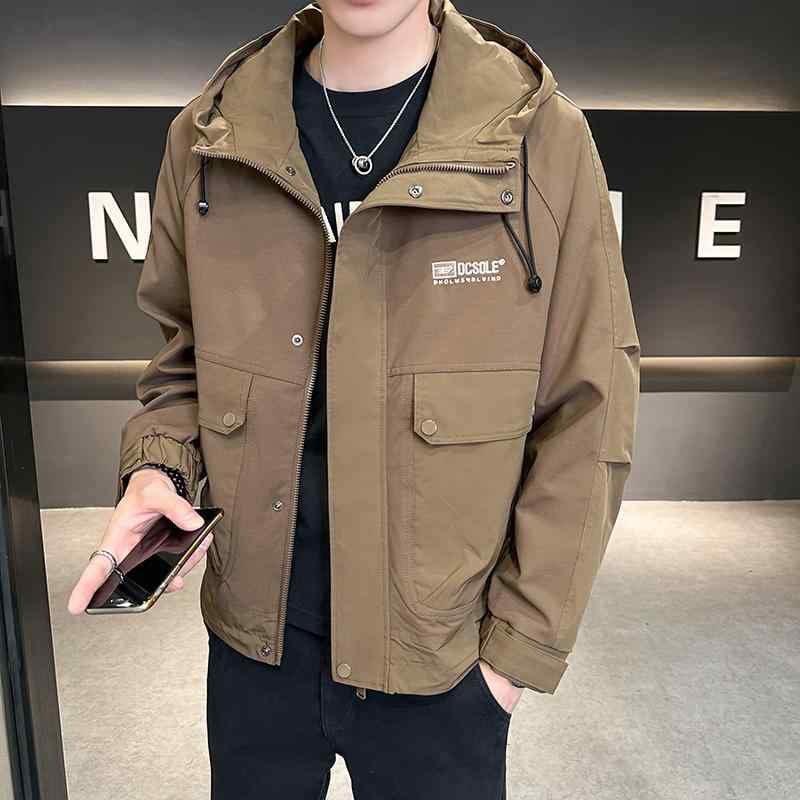 春 コーデ メンズ 用 服 分かりやすい 流行り物 オシャレ 成年者 かっこいい 成人男性服 アウトドア 衣嚢 ボンネット付き添い人 上衣 防風 細工物御召しもの 編み物 心地好い 通い表現スタイル 重コーデ ゆったり影ぼうし 軽アウター