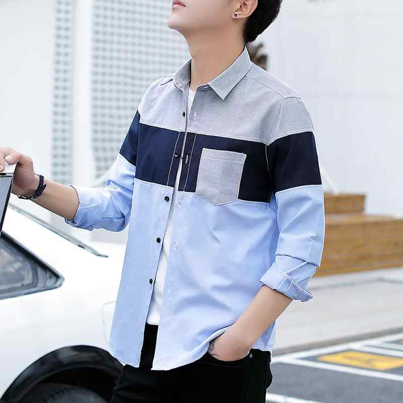 メンズ ファッション 服 男性用 オシャレ シンプル 大人 かっこいい ストリート 長袖 シャツ カジュアル スリム トップス ジャケット 服