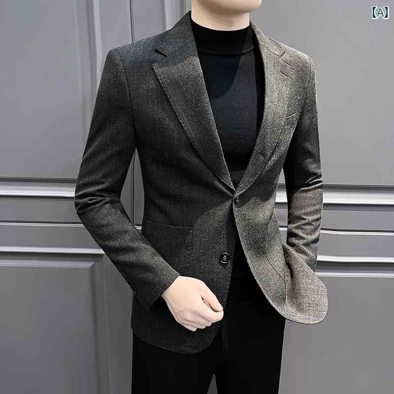 メンズ ファッション 服 男性用 オシャレ シンプル 大人 かっこいい ストリート 男性用 スーツ ジャケット ビジネス ウェアな 英国 カジュアル スーツ
