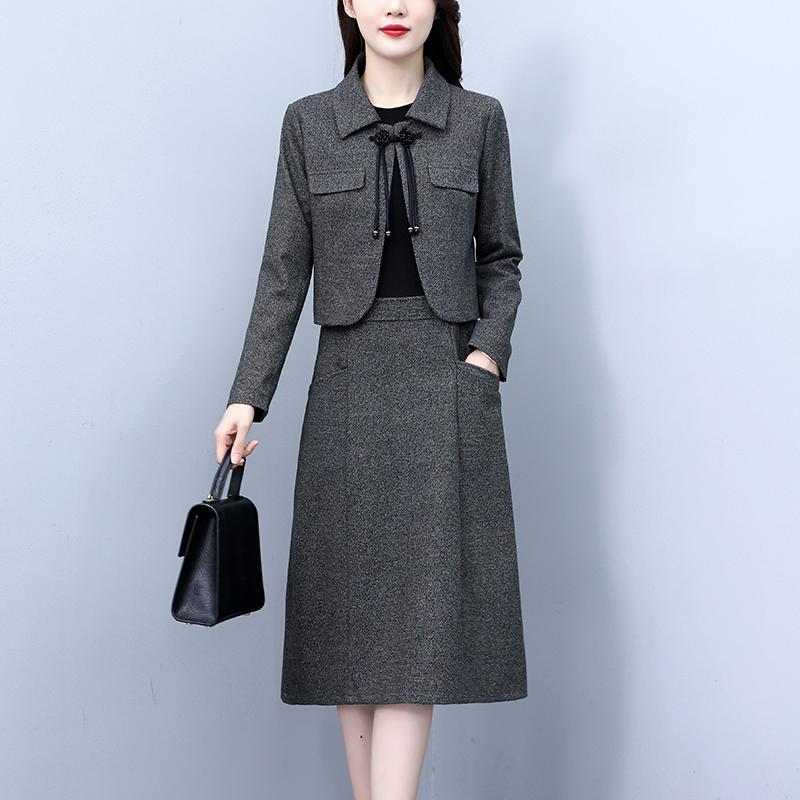 秋服 レディース 流行り物 オシャレ カワイイ  分かりやすい 成年者カワイイ 気が大きい大きさ  フレンチ お召しものハイエンド 厚地の外套 秋