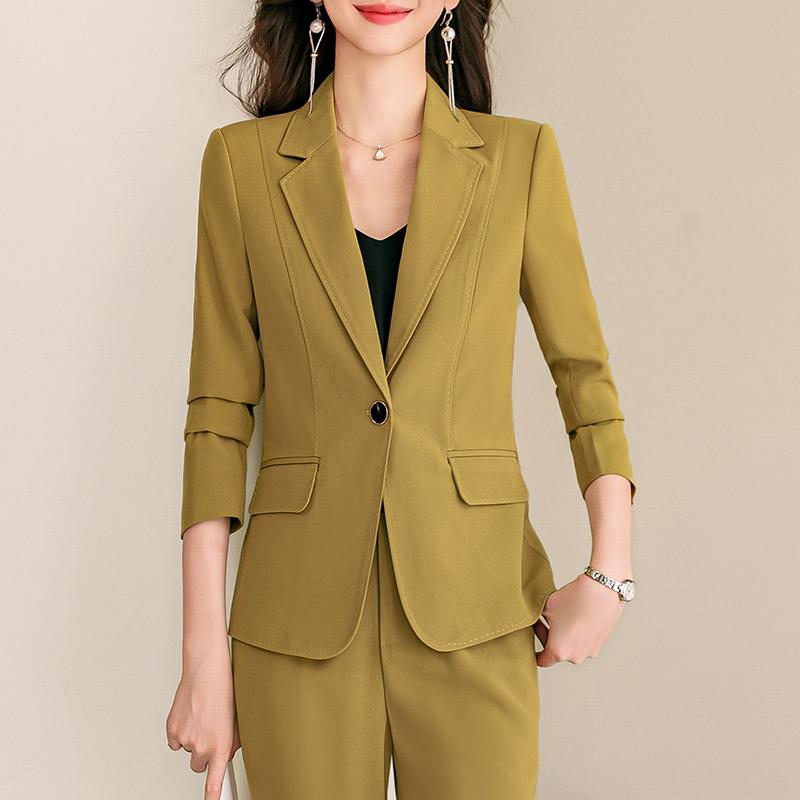 秋服 レディース ファッション オシャレ カワイイ シンプル 大人カワイイ 大きいサイズ スーツ スタイル ジャケット 韓国ファッション 秋 トップス|リコット