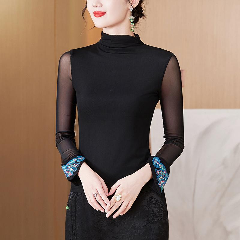 秋服 レディース ファッション オシャレ カワイイ シンプル 大人カワイイ 大きいサイズ レトロ T シャツ 長袖 レイヤリング 秋 トップス