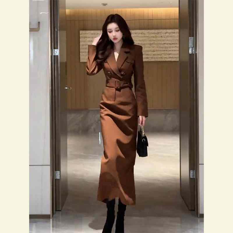 秋服 レディース 流行り物 オシャレ カワイイ  分かりやすい 成年者カワイイ 途轍も無い大いさ   秋 ハイエンド 背広 表現スタイル お召しもの レディースファッション-その他