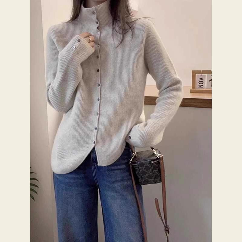 秋服 レディース ファッション オシャレ カワイイ シンプル 大人カワイイ 大きいサイズ 秋 フレンチシック トップス ハイエンド ヨーロピアンスタイル シック オフホワイト セーター