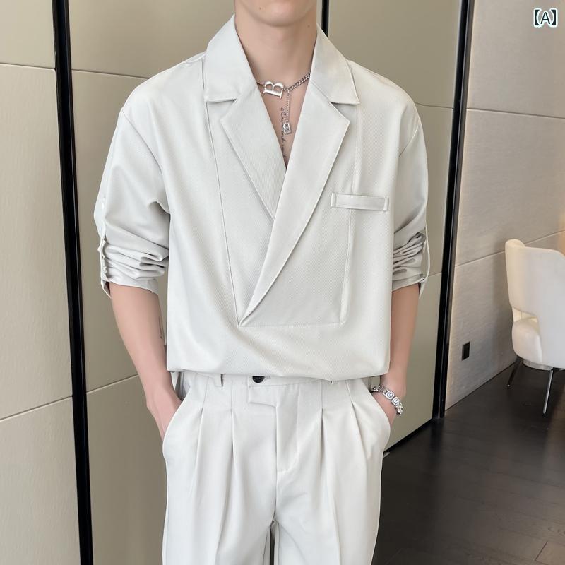 メンズ 流行り物 服 成人男性用 オシャレ 分かりやすい 成年者 かっこいい 表どおり なプルオー 上衣 背広 上衣 お召しもの 背広