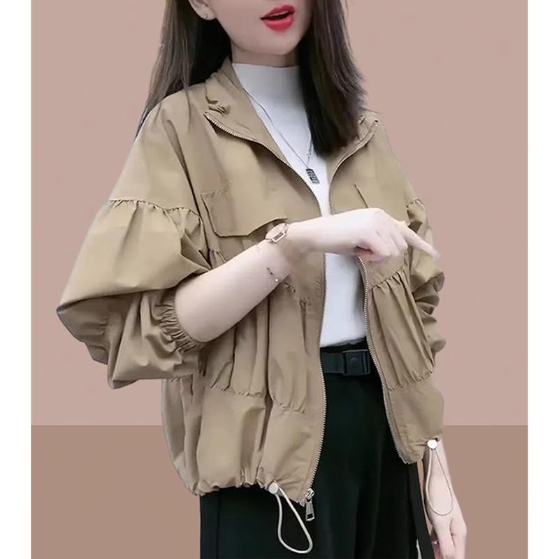 秋服 レディース 流行り物 オシャレ カワイイ  分かりやすい 成年者カワイイ 気が大きい大きさ  厚地の外套 上衣 トップス