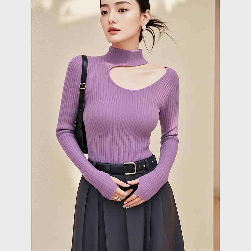 秋服 レディース 流行り物 オシャレ カワイイ  分かりやすい 成年者カワイイ 途轍も無い大いさ   ハイエンド 編み物 プルオーバー スコート 背広 その他-レディースファッション