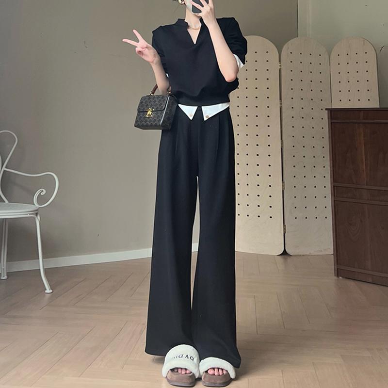 秋服 レディース 流行り物 オシャレ カワイイ  分かりやすい 成年者カワイイ 気が大きい大きさ   背広 ハイエンド 心地よい 広広とした ズボン下 セットアップ 能力のある