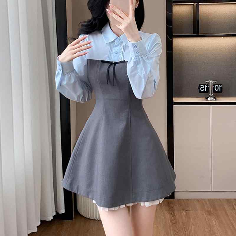 秋服 レディース 流行り物 オシャレ カワイイ  分かりやすい 成年者カワイイ 気が大きい大きさ  背広 お召しもの 如何様物 背広 ハイエンド 長袖 真っただ中スコート