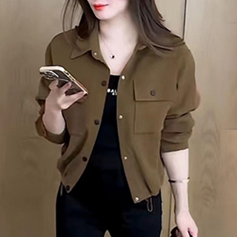 秋服 レディース 流行り物 オシャレ カワイイ  分かりやすい 成年者カワイイ 気が大きい大きさ   上衣 ハイエンド トップス