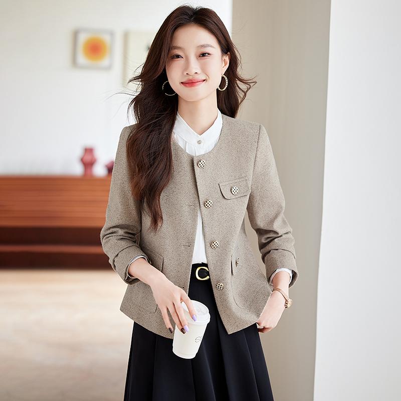 秋服 レディース 流行り物 オシャレ カワイイ  分かりやすい 成年者カワイイ 途轍も無い大いさ   上衣 ハイエンド ノー 色合い トップス コート・ジャケット-レディースファッション