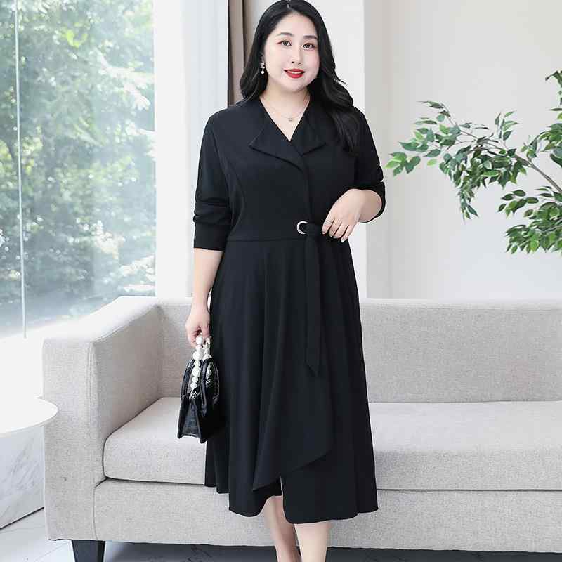 春 コーデ レディース ファッション オシャレ カワイイ シンプル きれいめ ナチュラル 上品カジュアル 婦人服 ドレス ミドル丈 ブラック カラー スリム シンプル