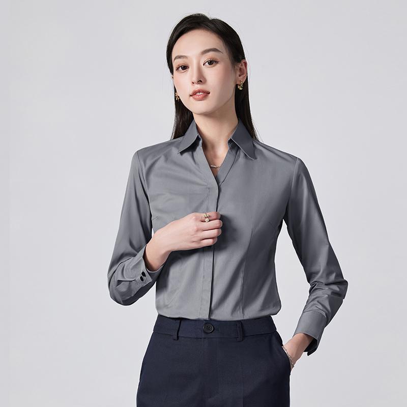 秋服 レディース 流行り物 オシャレ カワイイ  分かりやすい 成年者カワイイ 気が大きい大きさ  長袖 プルオーバー Vのど首 面会 フォーマル トップス 背広