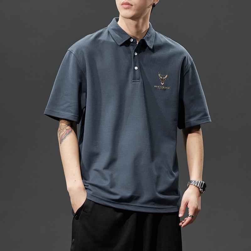 メンズ ファッション 服 男性用 オシャレ シンプル 大人 かっこいい ストリート アメリカン サマー ポロ シャツ 半袖 Tシャツ