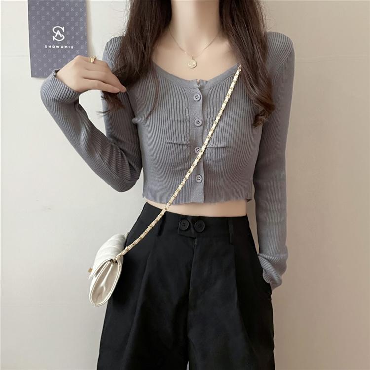 春 コーデ レディース ファッション オシャレ カワイイ シンプル きれいめ ナチュラル 上品カジュアル 婦人服 長袖 Tシャツ スリムフィット ハイウエスト トップス ｜リコット