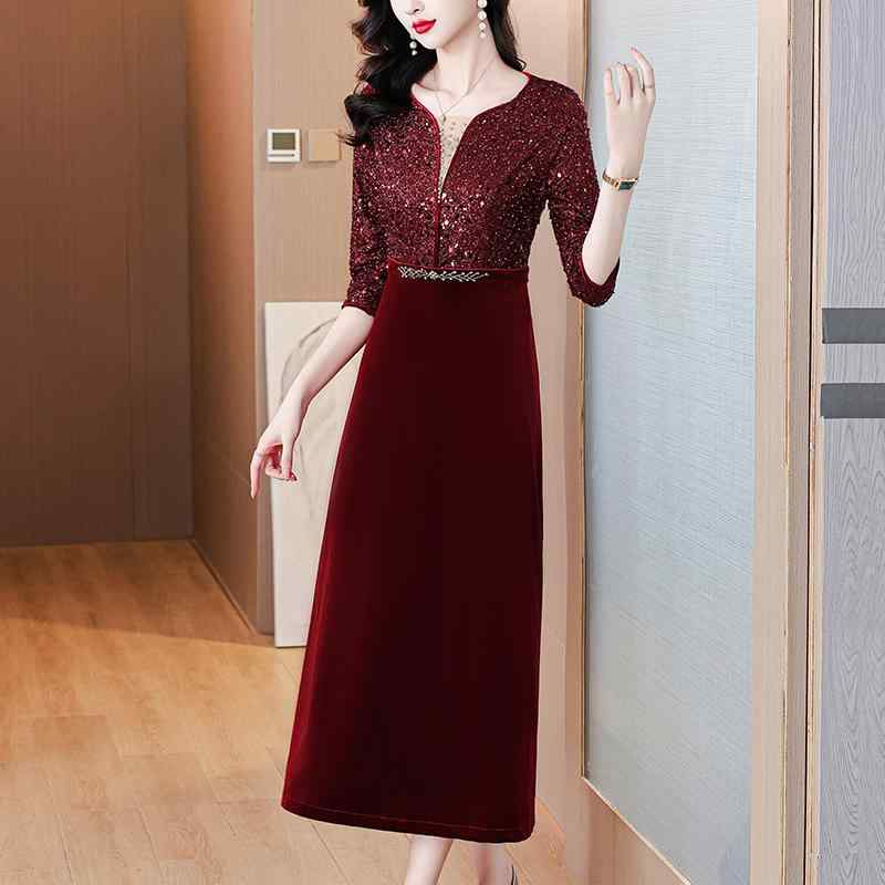 秋服 レディース 流行り物 オシャレ カワイイ  分かりやすい 成年者カワイイ 気が大きい大きさ   レトロ ハイエンド 長袖 お召しもの 瀬戸もの 真っただ中丈 スコート 酉の方角 か細い