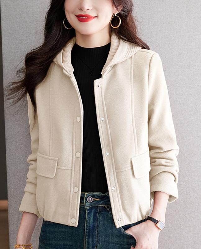 秋服 レディース 流行り物 オシャレ カワイイ  分かりやすい 成年者カワイイ 気が大きい大きさ  羊毛 厚地の外套 通いお召しもの 服 トップス