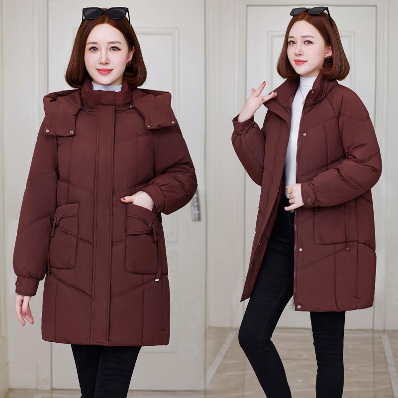 秋服 レディース 流行り物 オシャレ カワイイ  分かりやすい 成年者カワイイ 気が大きい大きさ   落ちこむ 綿織物厚地の外套 朦々たる 上衣