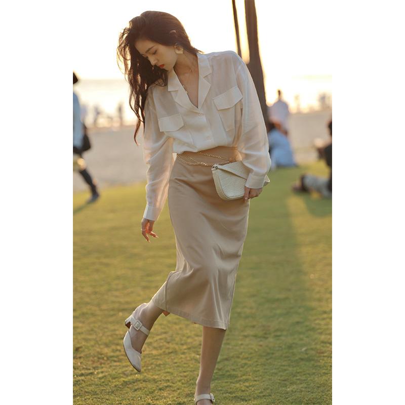 秋服 レディース 流行り物 オシャレ カワイイ  分かりやすい 成年者カワイイ 馬鹿でかい大きさ   フレンチ レトロ ご機嫌酉の方角 うしろ側 細長い切口スコート 窈窕たる スコート 十独居室 通い御召しもの A伝達ルート
