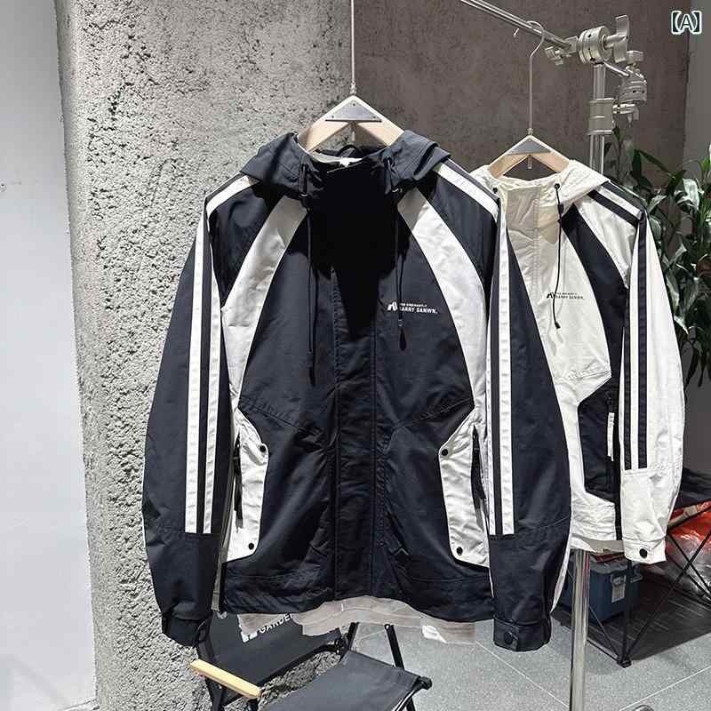 メンズ 流行り物 オシャレ 成人男性用 分かりやすい 成年者 かっこいい 心地好い 表どおり 御居処跳ねる HipHop 春  上衣  とっ始め 上衣 メンズファッション-コート・ジャケット