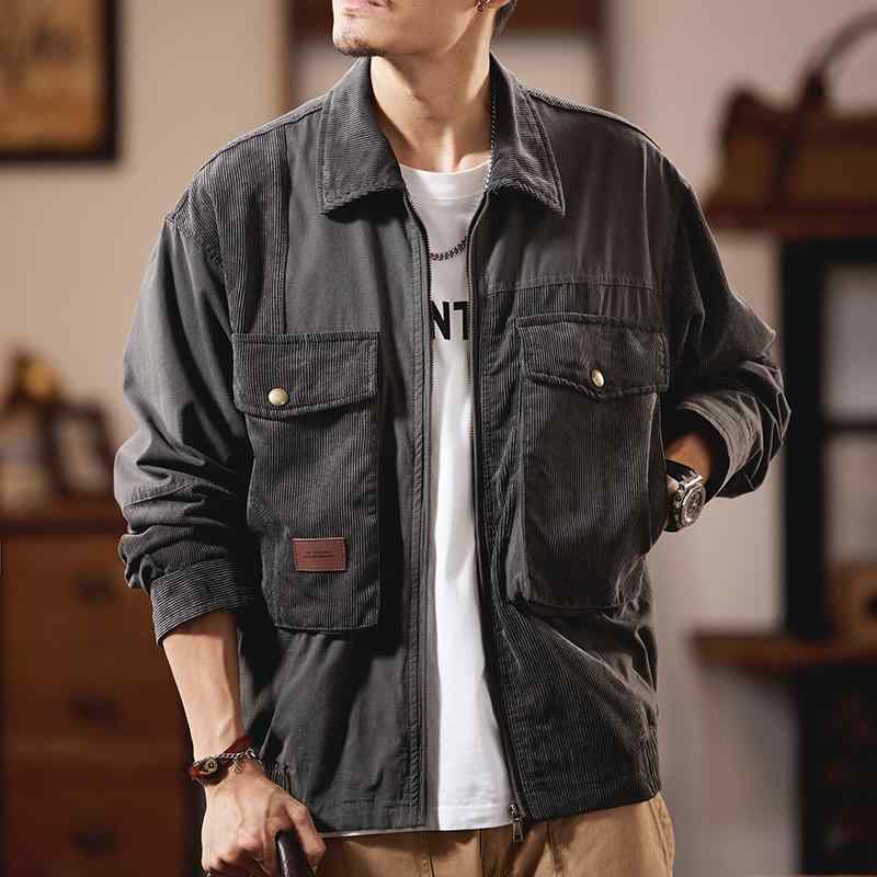 秋冬 コーデ メンズ  服 分かりやすい 流行り物 オシャレ 成年者 かっこいい 馬鹿でかい大きさ 表どおり 成人男性服 自動車の街 細工物 上衣 心地好い アメリカン 甚だしい レトロ 遊猟 上衣