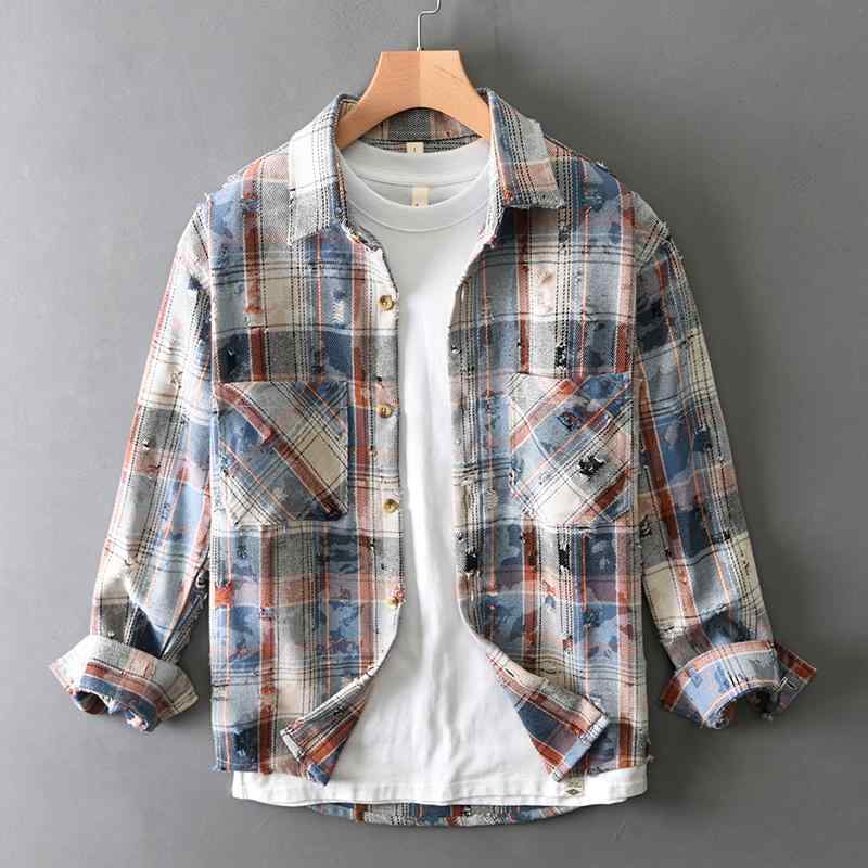 春 コーデ メンズ 用 服 シンプル ファッション オシャレ 大人 かっこいい 紳士服 カジュアル 長袖 チェック シャツ カジュアル 通勤スタイル 重コーデ ゆったりシルエット さらっと着 普段使い