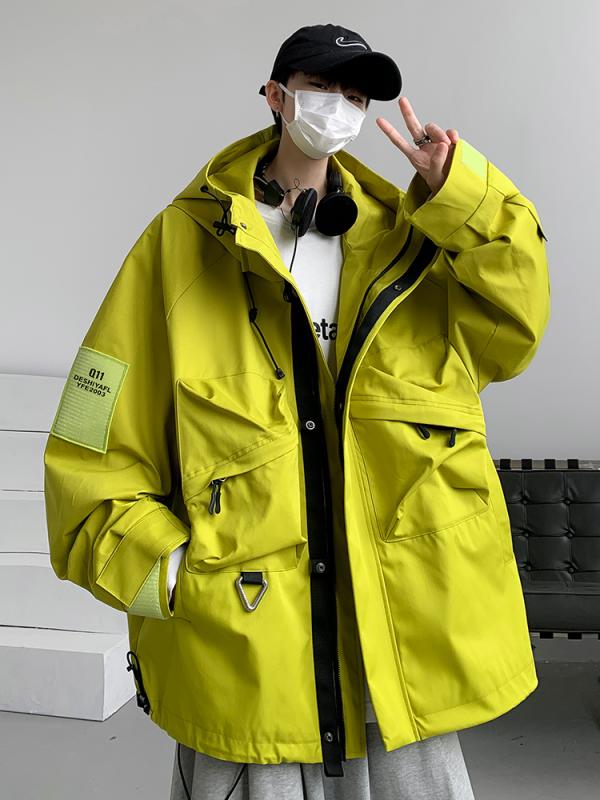 秋冬 コーデ メンズ 服 シンプル ファッション オシャレ 大人 かっこいい 大きいサイズ ストリート 紳士服 登山 ジャケット アウトドア 機能的 ワーク ジャケット