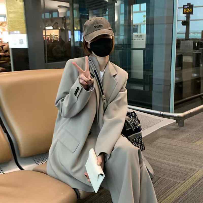 秋服 コーデ レディース 流行り物 オシャレ カワイイ  分かりやすい 成年者カワイイ 気が大きい大きさ   背広 心地よい ハイエンド 上衣 2点 仕掛ける