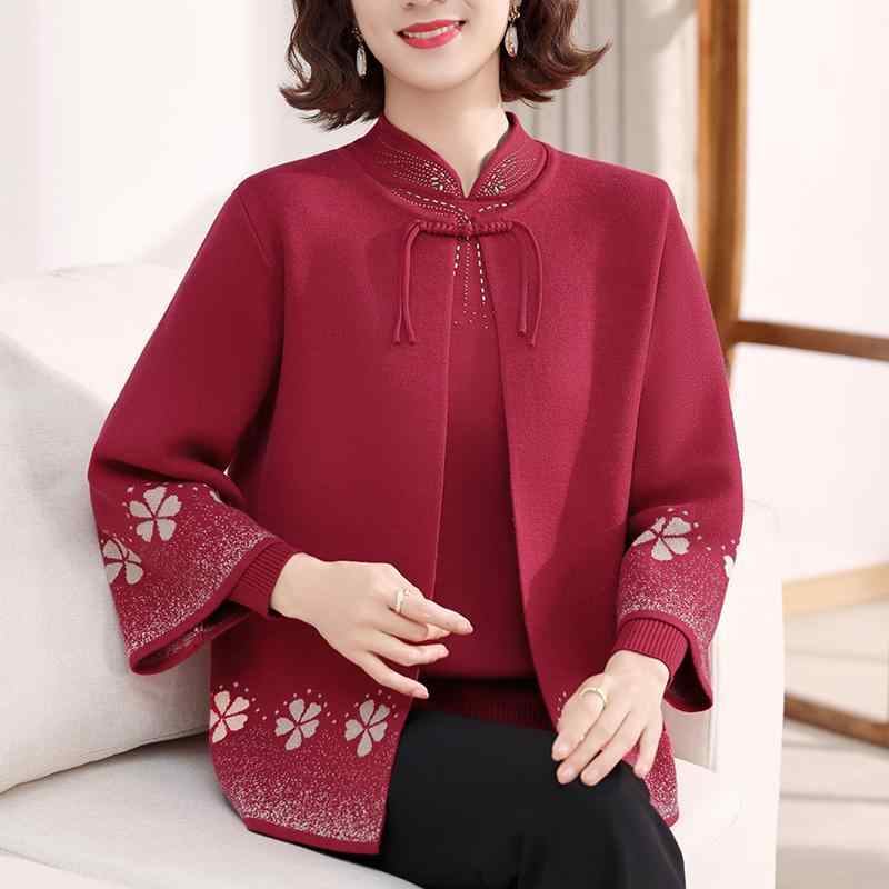 春 コーデ レディース ファッション オシャレ カワイイ シンプル きれいめ ナチュラル 上品カジュアル 婦人服 秋服 ツーピース スーツ スタイリッシュ セーター カーディガン ｜リコット