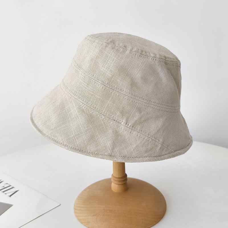 秋冬 コーデ レディース ファッション オシャレ 服 カワイイ シンプル 大人カワイイ 大きいサイズ 快適 コットン リネン 通気性 サンハット シンプル フィッシャーマン ハット 帽子 バケット ハット 旅行