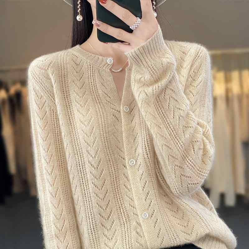 春 コーデ レディース 流行り物 オシャレ カワイイ   分かりやすい 好いたらしいめ 自然的 雅びやか心地よい お上さん服 羊毛 スウェーター ジレー ラウンドのど首 上衣 プルオーバー ニットアウター