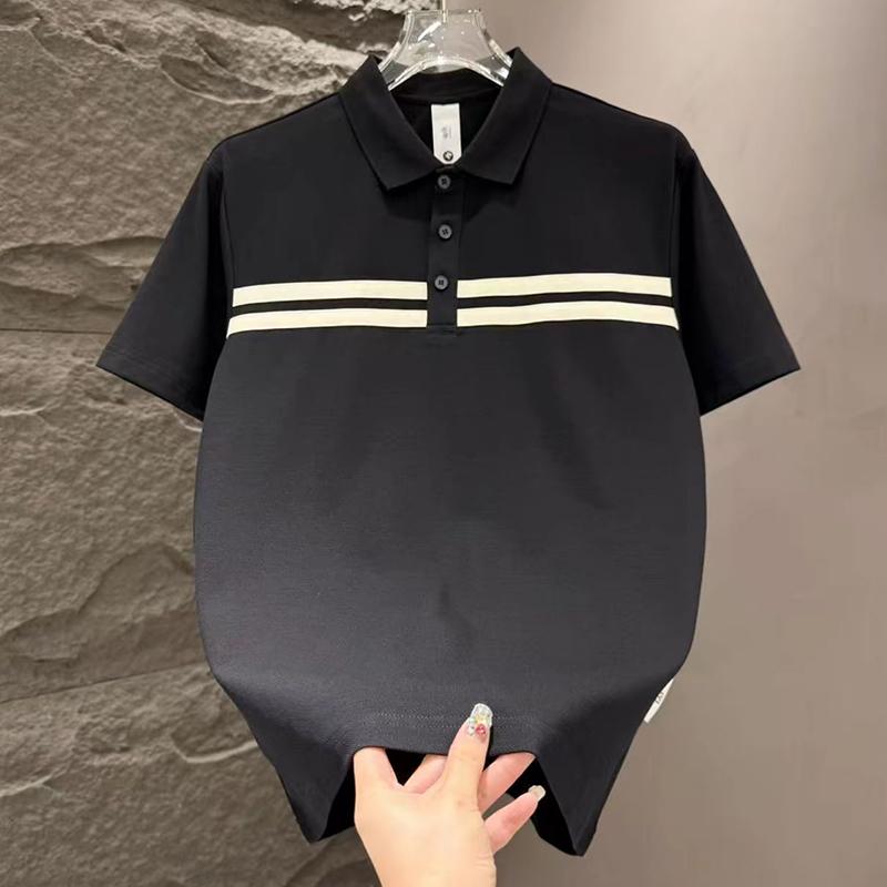 メンズ ファッション 服 男性用 オシャレ シンプル 大人 かっこいい ストリート アメリカン カジュアル ストライプカラー ポロシャツ カラー ブロッキング 快適 スタイリッシュ 半袖 シャツ