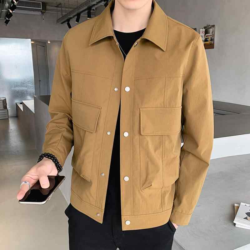春 コーデ メンズ 服 シンプル ファッション オシャレ 大人 かっこいい 大きいサイズ ストリート 紳士服 ジャケット 春 カジュアル トップス リム ハイエンド