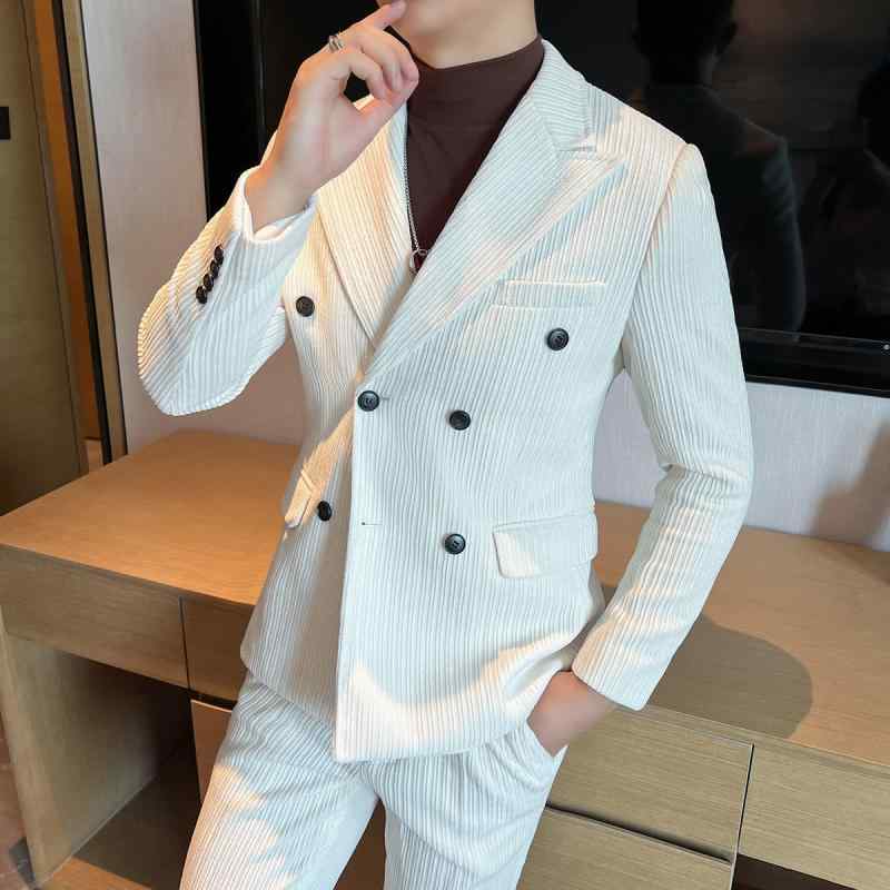 春 コーデ メンズ 服 分かりやすい 流行り物 オシャレ 成年者 かっこいい 気が大きい大きさ 表どおり 成人男性服 シェニール ダブル乳ぶさ 背広 商行為 心地よい
