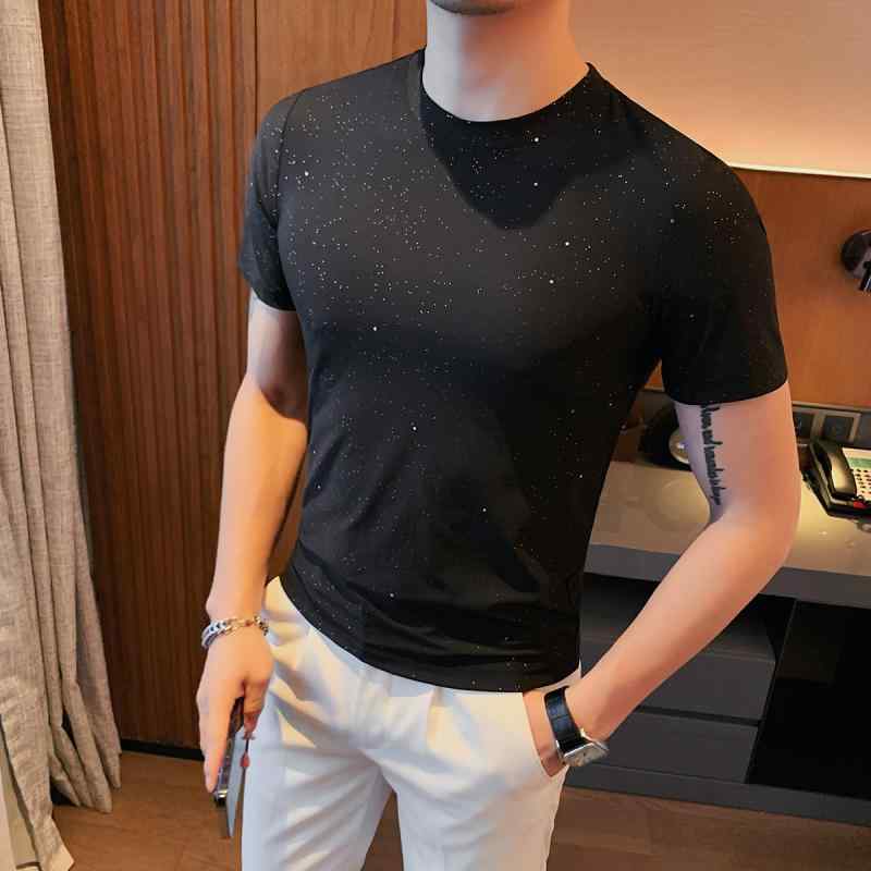 春 コーデ メンズ 服 シンプル ファッション オシャレ 大人 かっこいい 大きいサイズ ストリート 紳士服 半袖 T シャツ 薄手 快適 通気性 カジュアル ラウンドネック スリム ハイエンド