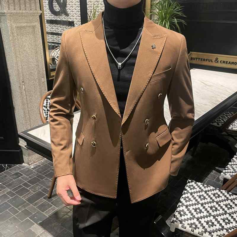 春 コーデ メンズ  服 分かりやすい 流行り物 オシャレ 成年者 かっこいい 馬鹿でかい大きさ 表どおり 成人男性服 ダブル前胸部 エコ なめし革 ハイエンド 商行為 心地好い か細い フォーマル 背広 トップス