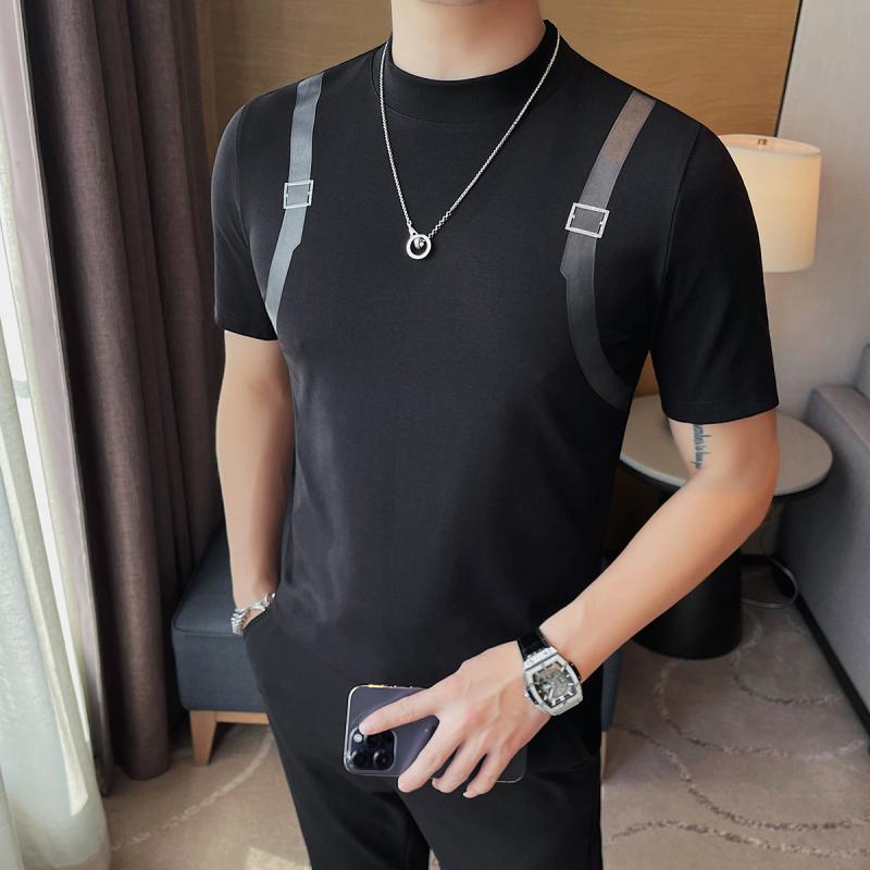 春 コーデ メンズ 服 シンプル ファッション オシャレ 大人 かっこいい 大きいサイズ ストリート 紳士服 半袖 T シャツ カジュアル