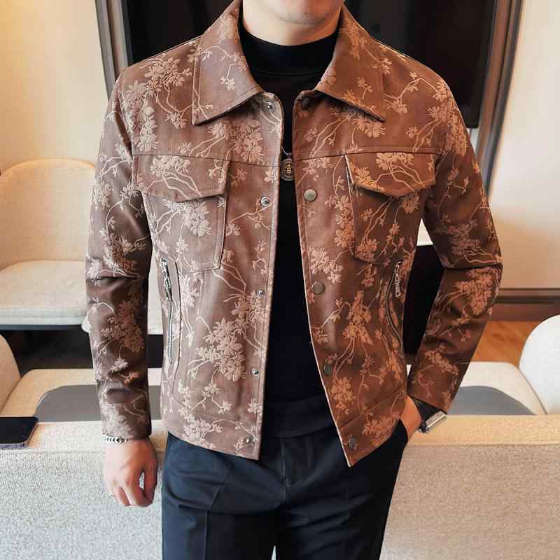 春 コーデ メンズ  服 分かりやすい 流行り物 オシャレ 成年者 かっこいい 馬鹿でかい大きさ 表どおり 成人男性服 ハイエンド 馬のり 疾駆 エコ なめし革 上衣 か細い 上衣