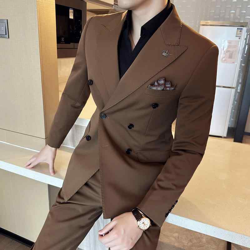 春 コーデ メンズ  服 分かりやすい 流行り物 オシャレ 成年者 かっこいい 気が大きい大きさ 表どおり 成人男性服 ダブル乳ぶさ 背広 商行為 心地よい ハイエンド フォーマルスーツ か細い填まる 御芽出度
