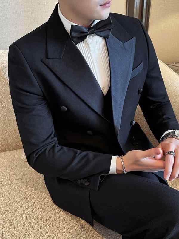 春 コーデ メンズ  服 分かりやすい 流行り物 オシャレ 成年者 かっこいい 気が大きい大きさ 表どおり 成人男性服 羊毛入り口・入口 ブラックタイ ダブル乳ぶさ 背広 商行為 心地よい 御芽出度