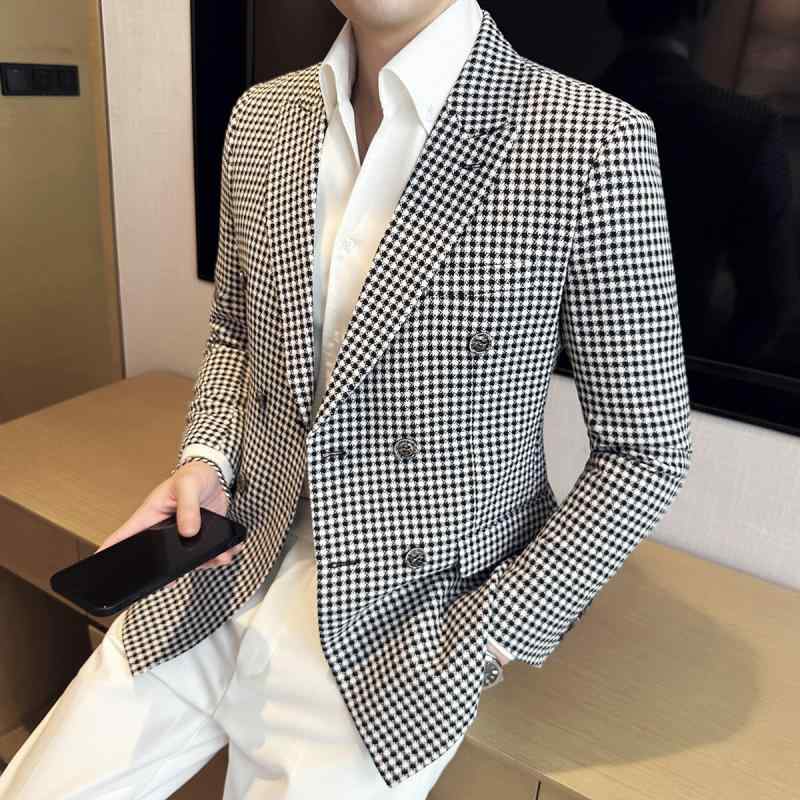 春 コーデ メンズ  服 分かりやすい 流行り物 オシャレ 成年者 かっこいい 途轍も無い大きさ 表どおり 成人男性服 ダブル乳ぶさ 背広 ハイエンド 商行為 心地よい か細い チドリ透かし彫り 上衣 トップス