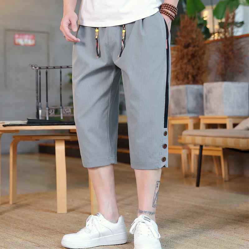 春 コーデ メンズ 服 シンプル ファッション オシャレ 大人 かっこいい 大きいサイズ ストリート 紳士服 クロップド パンツ 薄手 スポーツ パンツ 通気性 カジュアル パンツ
