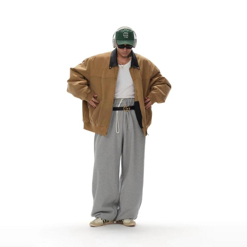 春 コーデ メンズ 服 シンプル ファッション オシャレ 大人 かっこいい 大きいサイズ ストリート 紳士服 デューティ ウォッ シュド シープスキン ステッチ デトロイト ワークウェア コットン ジャケット 綿入り ジャケット