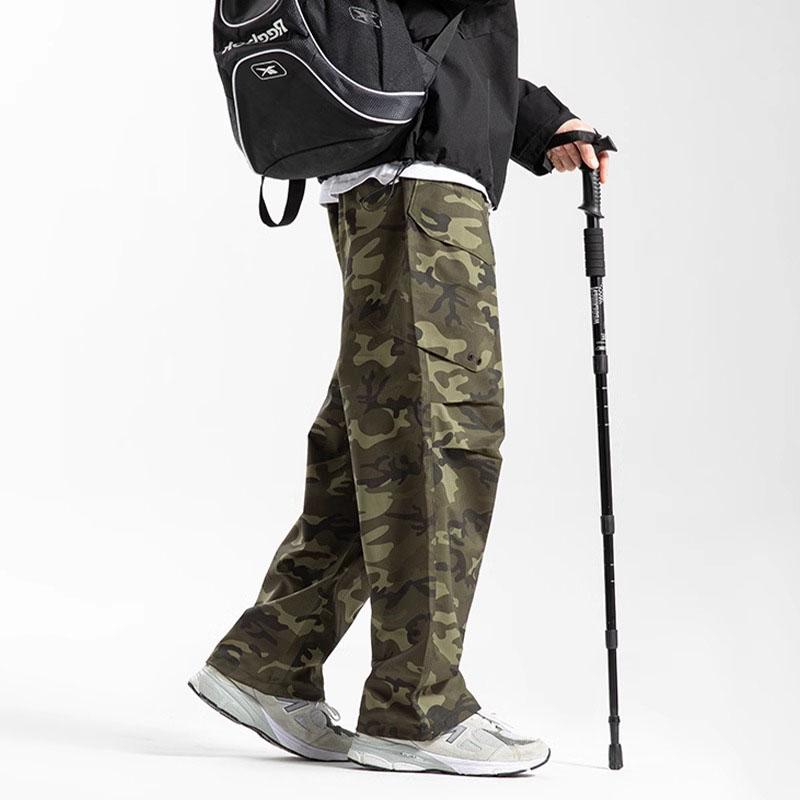 春 コーデ メンズ 服 シンプル ファッション オシャレ 大人 かっこいい 大きいサイズ ストリート 紳士服 ハイエンド 迷彩 防水 ソフト パンツ アウトドア ズボン カーゴ ゆったり