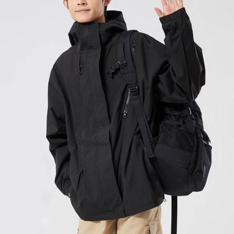 春 コーデ メンズ 服 シンプル ファッション オシャレ 大人 かっこいい 大きいサイズ ストリート 紳士服 コットン ジャケット カジュアル 防水|リコット