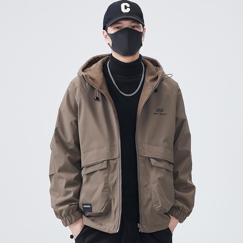 春 コーデ メンズ 服 シンプル ファッション オシャレ 大人 かっこいい 大きいサイズ ストリート 紳士服 ワーク ジャケット 綿 トップス 厚手 アサルト ジャケット|リコット