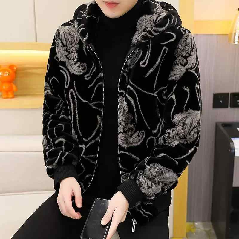 春 コーデ メンズ 服 シンプル ファッション オシャレ 大人 かっこいい 大きいサイズ ストリート 紳士服 ハイエンド ゴールド ジャケット カジュアル 韓国スタイル 厚手 フード付き ウール|リコット